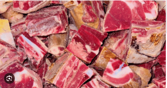 Smoked goat