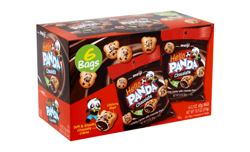 6 BAG HELLO PANDA CHOCOLATE